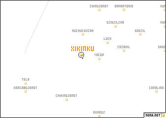 map of Xikinkú