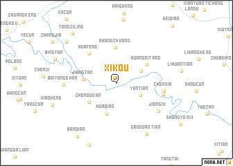 map of Xikou