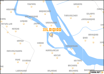 map of Xilaiqiao