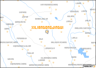 map of Xiliandongjindui