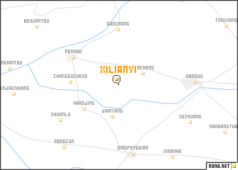 map of Xilianyi