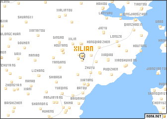 map of Xilian