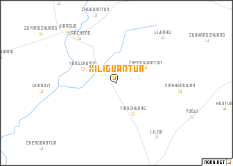 map of Xiliguantun