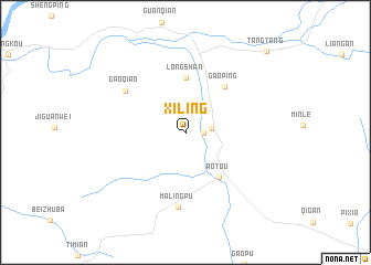 map of Xiling