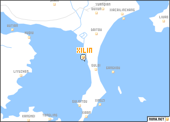 map of Xilin