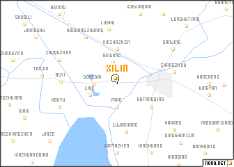 map of Xilin