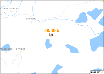 map of Xiliuhe