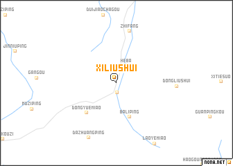 map of Xiliushui