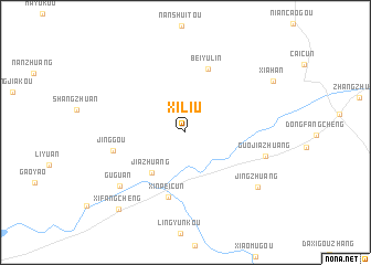 map of Xiliu