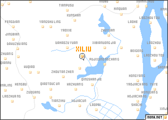 map of Xiliu