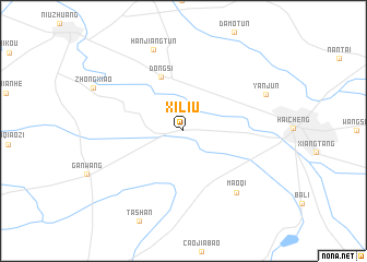 map of Xiliu