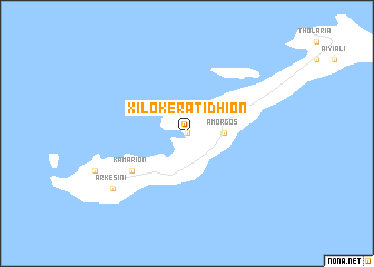 map of Xilokeratídhion