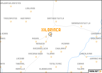 map of Xilorinca