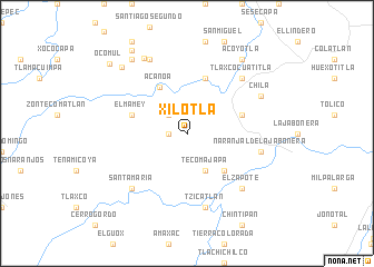 map of Xilotla