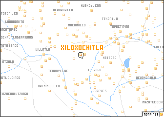 map of Xiloxochitla