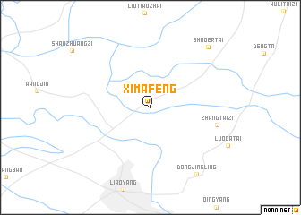 map of Ximafeng