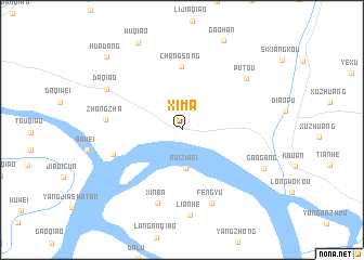 map of Xima