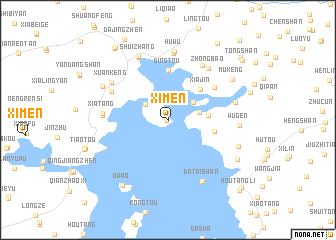 map of Ximen