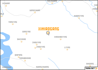 map of Ximiaogang