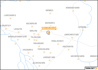 map of Ximiming