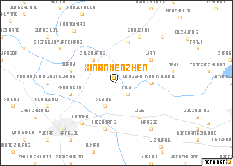 map of Xinanmenzhen