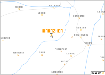 map of Xin\