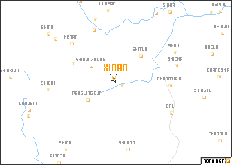 map of Xin\