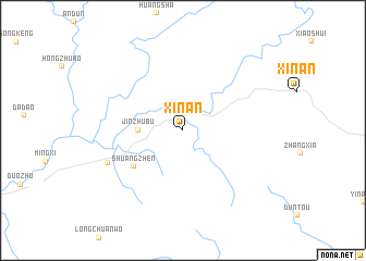 map of Xin\