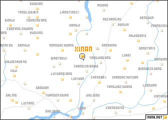 map of Xin\