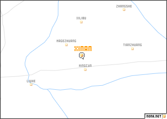 map of Xin\