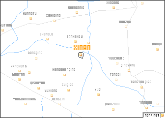 map of Xin\