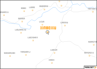 map of Xinbeixu