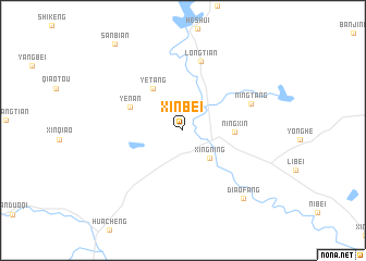 map of Xinbei