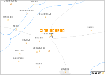 map of Xinbincheng