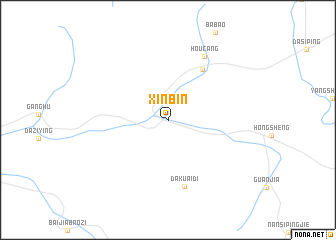 map of Xinbin