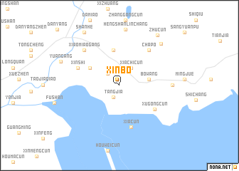 map of Xinbo