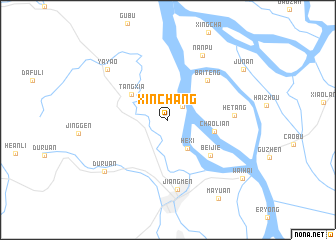 map of Xinchang