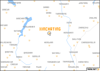 map of Xinchating