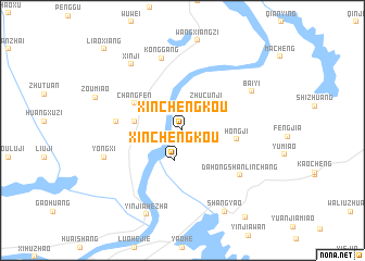 map of Xinchengkou