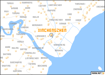 map of Xinchengzhen