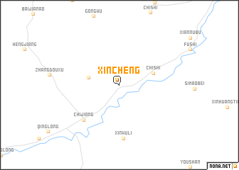 map of Xincheng