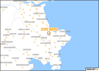 map of Xincheng