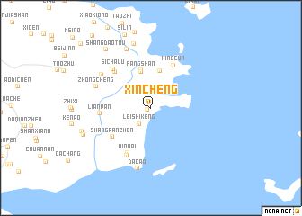 map of Xincheng