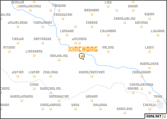 map of Xinchong