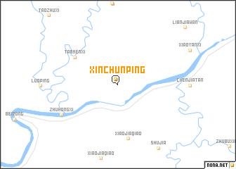 map of Xinchunping