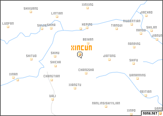 map of Xincun