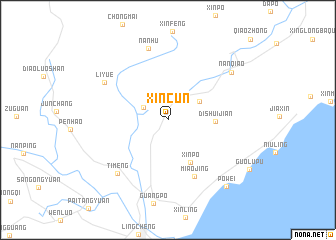 map of Xincun