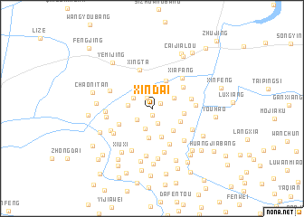 map of Xindai