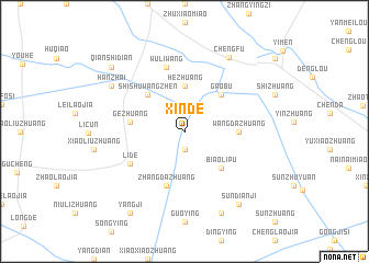 map of Xinde