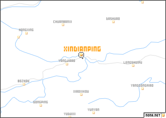 map of Xindianping